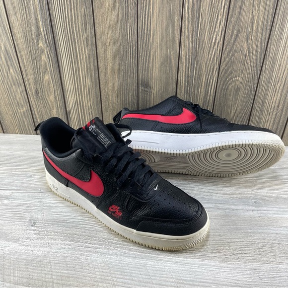 Nike Air Force 1 AF1 Utility “BRED” Black Red CW7579-001 Men’s Size: 12 main image 8